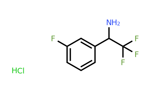 CAS 1185302-13-9 | 2,2,2-Trifluoro-1-(3-fluoro-phenyl)-ethylamine hydrochloride