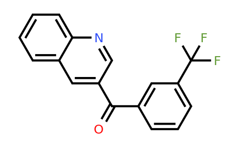 CAS 1187166-83-1 | Quinolin-3-yl(3-(trifluoromethyl)phenyl)methanone
