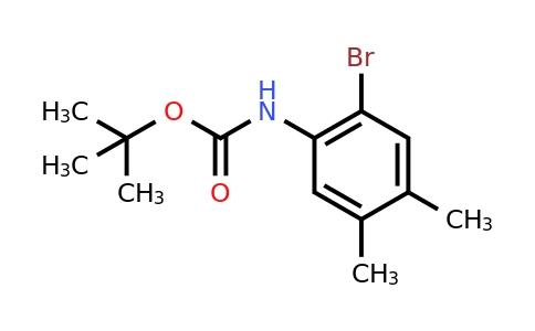CAS 1187926-96-0 | (2-Bromo-4,5-dimethyl-phenyl)-carbamic acid tert-butyl ester