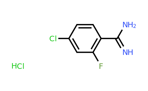 CAS 1187927-09-8 | 4-Chloro-2-fluoro-benzamidine hydrochloride