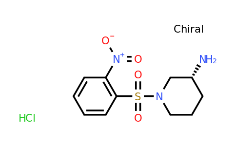 CAS 1187927-70-3 | (R)-1-(2-Nitro-benzenesulfonyl)-piperidin-3-ylamine hydrochloride