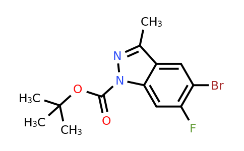 CAS 1187927-88-3 | 5-Bromo-6-fluoro-3-methyl-indazole-1-carboxylic acid tert-butyl ester