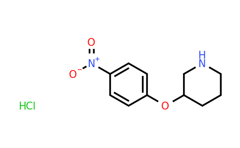 CAS 1187927-90-7 | 3-(4-Nitro-phenoxy)-piperidine hydrochloride
