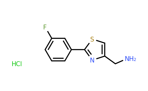 CAS 1187928-33-1 | C-[2-(3-Fluoro-phenyl)-thiazol-4-yl]-methylamine hydrochloride