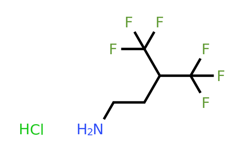 CAS 1187928-35-3 | 4,4,4-Trifluoro-3-trifluoromethyl-butylamine hydrochloride