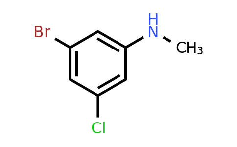 CAS 1187928-79-5 | (3-Bromo-5-chloro-phenyl)-methyl-amine