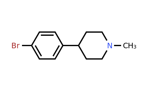 CAS 1187928-85-3 | 4-(4-Bromo-phenyl)-1-methyl-piperidine