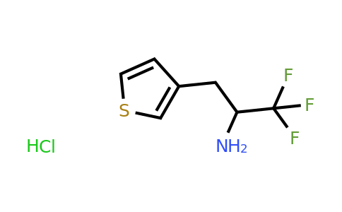CAS 1187928-86-4 | 2,2,2-Trifluoro-1-thiophen-3-ylmethyl-ethylamine hydrochloride