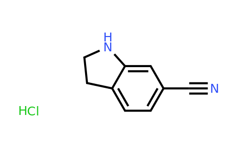 CAS 1187928-89-7 | 2,3-Dihydro-1H-indole-6-carbonitrile hydrochloride