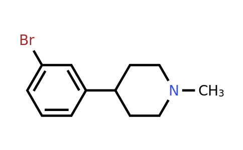CAS 1187928-92-2 | 4-(3-Bromo-phenyl)-1-methyl-piperidine