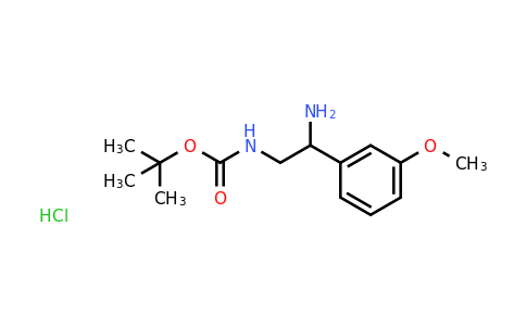CAS 1187929-26-5 | [2-Amino-2-(3-methoxy-phenyl)-ethyl]-carbamic acid tert-butyl ester hydrochloride