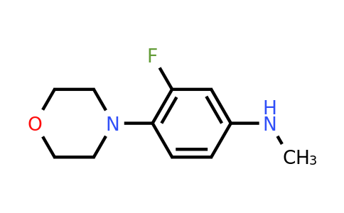 CAS 1187929-61-8 | (3-Fluoro-4-morpholin-4-yl-phenyl)-methyl-amine