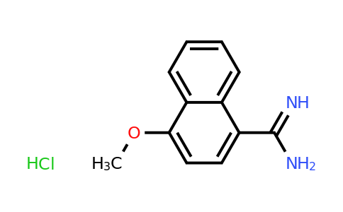 CAS 1187930-11-5 | 4-Methoxy-naphthalene-1-carboxamidine hydrochloride