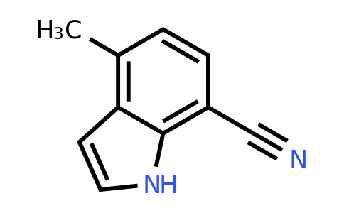 CAS 1190321-28-8 | 4-methyl-1H-indole-7-carbonitrile