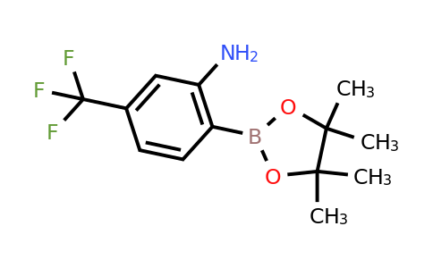 CAS 1196972-92-5 | 2-(4,4,5,5-Tetramethyl-1,3,2-dioxaborolan-2-YL)-5-(trifluoromethyl)aniline