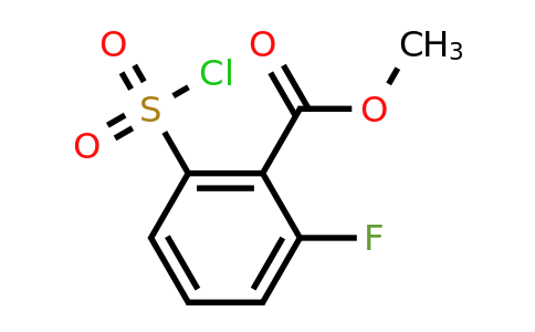 CAS 120257-01-4 | methyl 2-(chlorosulfonyl)-6-fluorobenzoate
