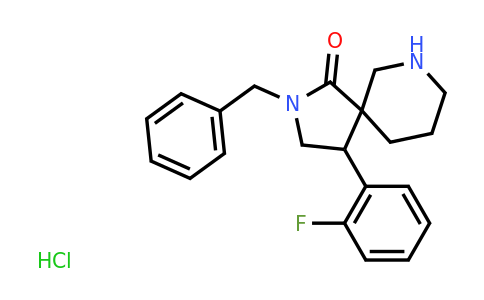 CAS 1203683-35-5 | 2-Benzyl-4-(2-fluorophenyl)-2,7-diazaspiro[4.5]decan-1-one hydrochloride