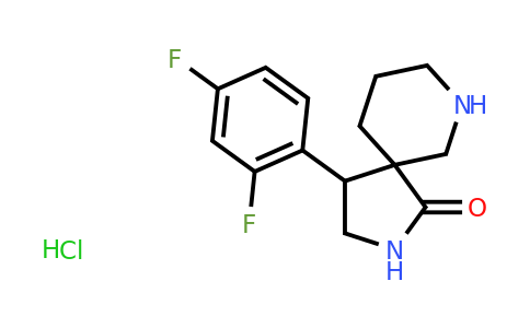 CAS 1203684-71-2 | 4-(2,4-Difluorophenyl)-2,7-diazaspiro[4.5]decan-1-one hydrochloride