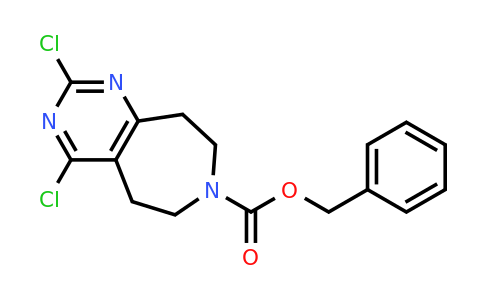CAS 1207362-38-6 | Benzyl 2,4-dichloro-8,9-dihydro-5H-pyrimido-[4,5-D]azepine-7(6H)-carboxylate