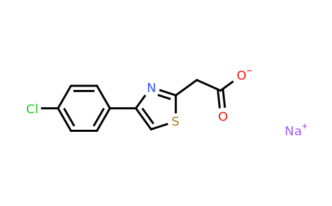 CAS 1209660-82-1 | Sodium 2-[4-(4-chlorophenyl)-1,3-thiazol-2-yl]acetate
