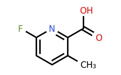 CAS 1211536-96-7 | 6-Fluoro-3-methylpyridine-2-carboxylic acid