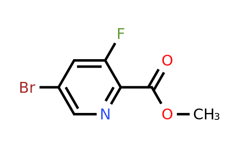 CAS 1211538-72-5 | methyl 5-bromo-3-fluoropyridine-2-carboxylate