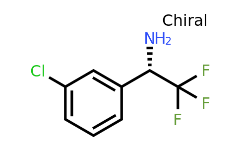 CAS 1212224-82-2 | (1S)-1-(3-Chlorophenyl)-2,2,2-trifluoroethylamine