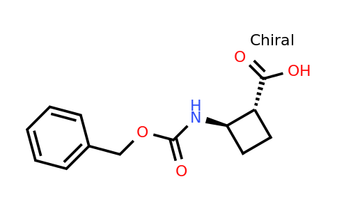CAS 1212272-03-1 | trans-2-{[(benzyloxy)carbonyl]amino}cyclobutane-1-carboxylic acid