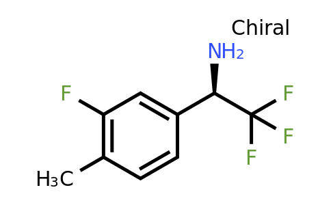 CAS 1212953-15-5 | (1R)-2,2,2-Trifluoro-1-(3-fluoro-4-methylphenyl)ethylamine
