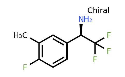 CAS 1213006-57-5 | (1R)-2,2,2-Trifluoro-1-(4-fluoro-3-methylphenyl)ethylamine