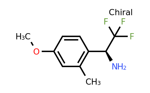 CAS 1213170-69-4 | (1S)-2,2,2-Trifluoro-1-(4-methoxy-2-methylphenyl)ethylamine