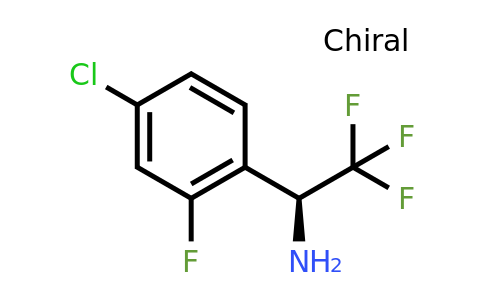 CAS 1213181-53-3 | (1S)-1-(4-Chloro-2-fluorophenyl)-2,2,2-trifluoroethylamine
