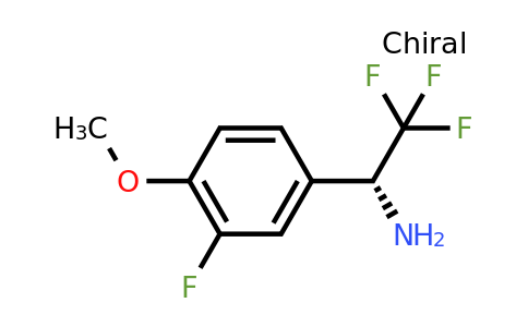CAS 1213186-17-4 | (1R)-2,2,2-Trifluoro-1-(3-fluoro-4-methoxyphenyl)ethylamine