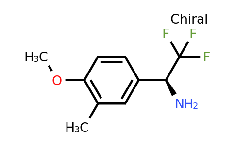 CAS 1213213-25-2 | (1S)-2,2,2-Trifluoro-1-(4-methoxy-3-methylphenyl)ethylamine