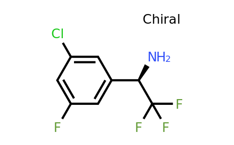 CAS 1213398-51-6 | (1R)-1-(5-Chloro-3-fluorophenyl)-2,2,2-trifluoroethylamine