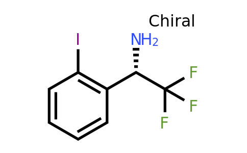 CAS 1213473-30-3 | (1S)-2,2,2-Trifluoro-1-(2-iodophenyl)ethylamine