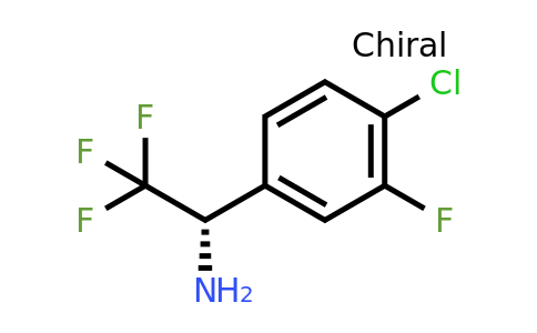 CAS 1213569-46-0 | (1S)-1-(4-Chloro-3-fluorophenyl)-2,2,2-trifluoroethylamine