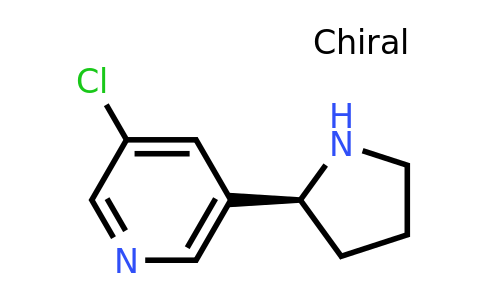 CAS 1213615-61-2 | (S)-3-Chloro-5-pyrrolidin-2-yl-pyridine