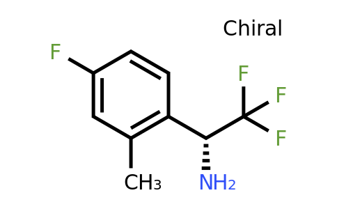 CAS 1213618-48-4 | (1R)-2,2,2-Trifluoro-1-(4-fluoro-2-methylphenyl)ethylamine