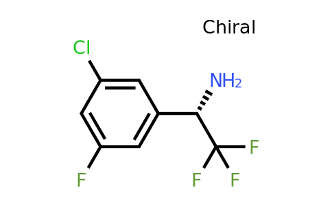CAS 1213630-75-1 | (1S)-1-(5-Chloro-3-fluorophenyl)-2,2,2-trifluoroethylamine