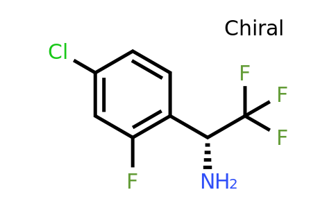 CAS 1213693-48-1 | (1R)-1-(4-Chloro-2-fluorophenyl)-2,2,2-trifluoroethylamine