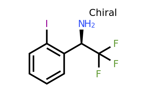CAS 1213880-73-9 | (1R)-2,2,2-Trifluoro-1-(2-iodophenyl)ethylamine
