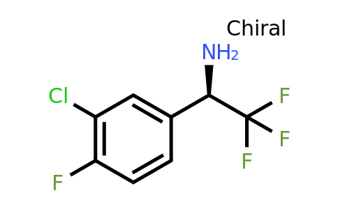 CAS 1213906-91-2 | (1R)-1-(3-Chloro-4-fluorophenyl)-2,2,2-trifluoroethylamine