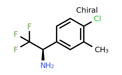 CAS 1213918-45-6 | (1R)-1-(4-Chloro-3-methylphenyl)-2,2,2-trifluoroethylamine