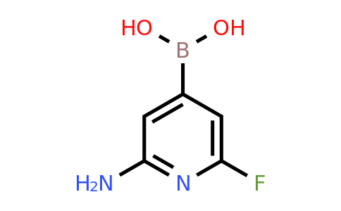CAS 1214879-87-4 | (2-Amino-6-fluoropyridin-4-YL)boronic acid