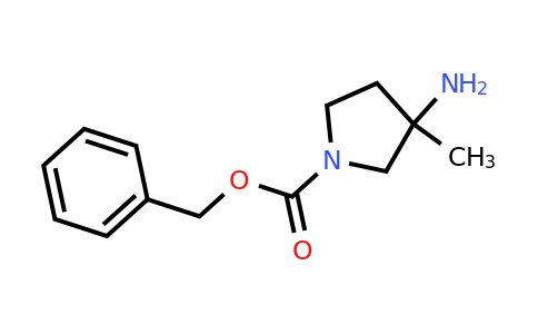 CAS 1215020-90-8 | benzyl 3-amino-3-methylpyrrolidine-1-carboxylate
