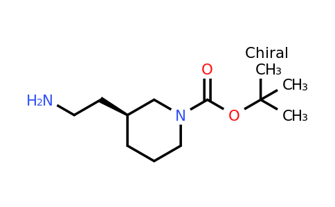 CAS 1217725-39-7 | tert-butyl (3S)-3-(2-aminoethyl)piperidine-1-carboxylate