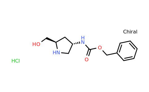 CAS 1217751-87-5 | Benzyl ((3S,5R)-rel-5-(hydroxymethyl)pyrrolidin-3-yl)carbamate hydrochloride