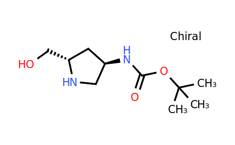 CAS 1217975-63-7 | Tert-butyl (3R,5S)-5-(hydroxymethyl)pyrrolidin-3-ylcarbamate