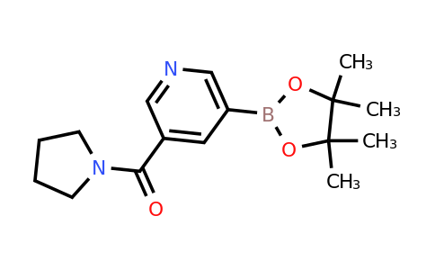 CAS 1218790-21-6 | Pyrrolidin-1-YL(5-(4,4,5,5-tetramethyl-1,3,2-dioxaborolan-2-YL)pyridin-3-YL)methanone